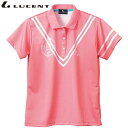 ネコポス ルーセント LUCENT ポロシャツ Ladies ゲームシャツ ライトピンク ショートスリーブ 半袖 トップス ウエア アパレル 服 UVカット 吸...
