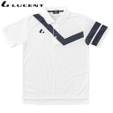 ネコポス ルーセント LUCENT ポロシャツ Uni ゲームシャツ ホワイト ショートスリーブ 半袖 トップス ウエア アパレル 服 UVカット 吸汗速乾 メ...