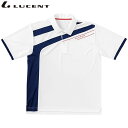 ネコポス ルーセント LUCENT ポロシャツ Uni ゲームシャツ ホワイト ショートスリーブ 半袖 トップス ウエア アパレル 服 吸汗速乾 メンズ レディ...