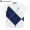 ネコポス ルーセント LUCENT ポロシャツ Uni ゲームシャツ ホワイト ショートスリーブ 半袖 トップス ウエア アパレル 服 UVカット 吸汗速乾 メ...