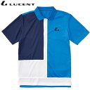 ネコポス ルーセント LUCENT ポロシャツ Uni ゲームシャツ ブルー ショートスリーブ 半袖 トップス ウエア アパレル 服 UVカット 吸汗速乾 メン...