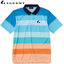 ネコポス ルーセント LUCENT ポロシャツ Uni ゲームシャツ ブルー ショートスリーブ 半袖 トップス ウエア アパレル 服 UVカット 吸汗速乾 メン...
