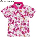ネコポス ルーセント LUCENT ポロシャツ Ladies ゲームシャツ ピンク ショートスリーブ 半袖 トップス ウエア アパレル 服 UVカット 吸汗速乾...