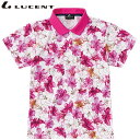 ネコポス ルーセント LUCENT ポロシャツ Ladies ゲームシャツ ピンク ショートスリーブ 半袖 トップス ウエア アパレル 服 UVカット 吸汗速乾 レディース テニス XLP9041