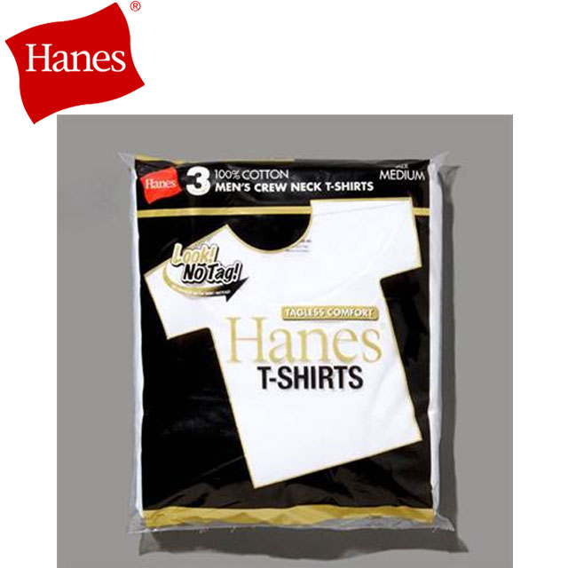 ヘインズ Hanes Tシャツ 3枚組 ゴールドラベルクルーネックTシャツ 22SS ゴールドパック ショートスリーブ 半袖 トップス ウエア アパレル 服 無地 メンズ マルチスポーツ HM2155G