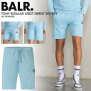 {[[ BALR. V[gpc n[t XEFbg TONY REGULAR CREST SWEAT SHORTS ICE WASHED JWA t@bV B1431 1022 y 