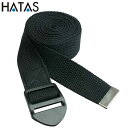 ネコポス ハタ HATAS ヨガ ストラップ ロング ブラック 用品 用具 器具 アイテム グッズ  ...