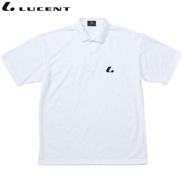 ネコポス ルーセント LUCENT ポロシャツ ゲームシャツ ホワイト ショートスリーブ 半袖 トップス ウエア アパレル 服 吸汗速乾 メンズ レディース ユニセックス ジュニア テニス XLP5090