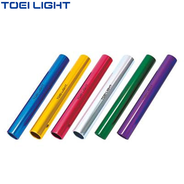 トーエイライト TOEI LIGHT バトン オールアルミカラーバトン6本セット リレーバトン 用品 用具 器具 設備 備品 陸上競技 G1207