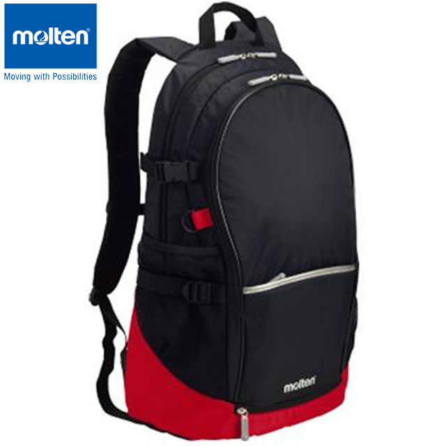 モルテン molten バッグ バックパック 40L 黒×赤 用品 用具 小物 アイテム グッズ アクセサリー サッカー LA0013KR