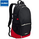 モルテン molten バッグ バックパック 40L 黒×赤 用品 用具 小物 アイテム グッズ アクセサリー サッカー LA0013KR