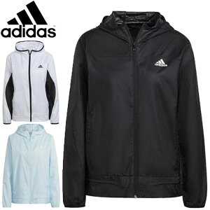 アディダス adidas ジャケット AEROREADY ロゴ ランニングウインドブレーカー ジャンパー アウター トップス ウエア アパレル 服 カラーブロック ウインドブレーカー レディース マルチスポーツ CL116