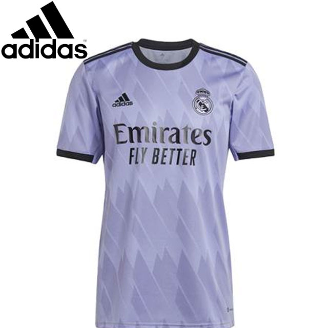 アディダス adidas ユニフォーム レアル・マドリード 22/23 アウェイユニフォーム シャツ ショートスリーブ 半袖 トップス ウエア アパレル 服 レアルのアウェイユニフォーム メンズ サッカー KMM32通販 サッカー 用品 セール