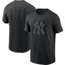 ☆ネコポス ナイキ MLB ニューヨーク・ヤンキース Tシャツ 半袖 メジャーリーグ NIKE 野球 応援 観戦 ブラック アメリカンリーグ 送料無料 あす楽対...
