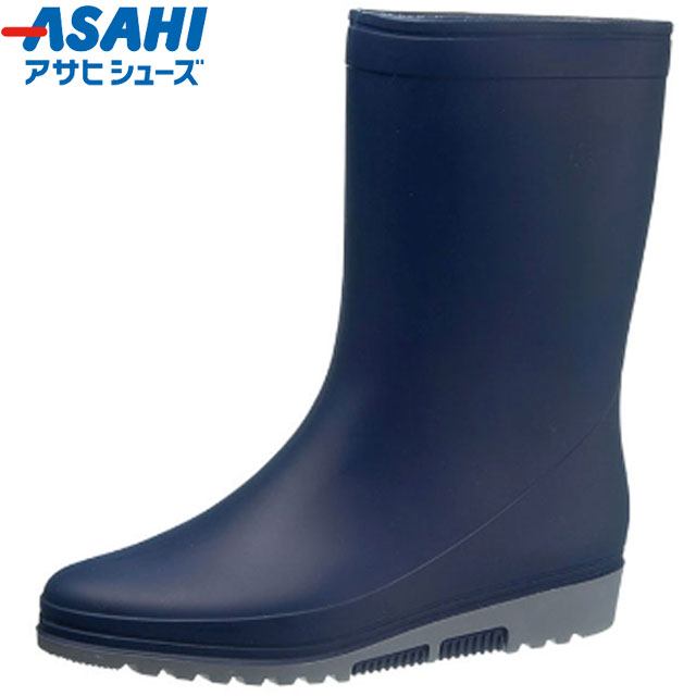 アサヒ アサヒシューズ レインブーツ R307 ネイビー レディース 大人の女性向け 長靴 雨靴 フットウェア 用品 用具 ASAHI KH30014