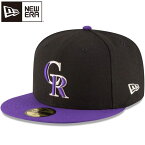 ニューエラ NEW ERA キャップ フィッテド 59FIFTY MLBオンフィールド コロラド・ロッキーズ オルタネイト 帽子 CAP MLB試合用キャップ オンフィールド 吸汗速乾 定番アイテム 紫外線カット メンズ レディース ユニセックス 小物 グッズ ウエアアクセサリー 13555005