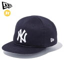 ニューエラ NEW ERA ベビー キッズ キャップ マイファースト My 1st 9FIFTY ニューヨーク・ヤンキース ネイビー × ホワイト 紺 13561974 スナップバック サイズ調整 フラットバイザー チームロゴ コットン 帽子 出産祝い プレゼント ギフト 子供 赤ちゃん 男の子 女の子