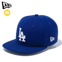 ニューエラ NEW ERA キッズ キャップ Child 9FIFTY ロサンゼルス・ドジャース ダークロイヤル × ホワイト 13561999 スナップバック サイズ調整 フラットバイザー MLB チームロゴ ブルー 青 帽子 子供 ジュニア 男の子 女の子