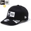 ニューエラ NEW ERA キッズ キャップ Youth 9FIFTY ストレッチスナップ ボックスロゴ ブラック × ホワイト 13695931 コットン 綿 オールシーズン スナップバック 帽子 黒 子供用 ジュニア サイズ調整 男の子 女の子