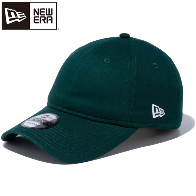 ニューエラ NEW ERA キャップ アジャスタブル 9TWENTY ウォッシュドコットン ベーシック ダークグリーン × ホワイト 帽子 CAP クロスストラップ 定番アイテム 無地 メンズ レディース ユニセックス 小物 グッズ ウエアアクセサリー 13552119