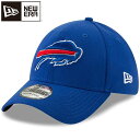 ニューエラ NEW ERA メンズ レディース キャップ 39THIRTY バッファロー・ビルズ ブルー × チームカラー 青 13552141 NFL チームロゴ カーブドバイザー ストレッチフィット 帽子 ユニセックス 男女兼用