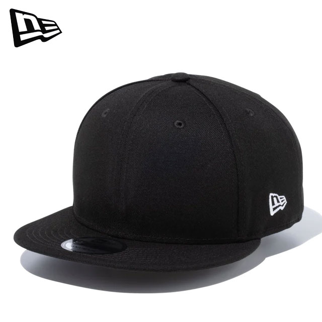 ニューエラ カジュアル キャップ 9FIFTY ベーシック NEW ERA 13562110 ブラック ホワイトフラッグ 帽子 アジャスタブル仕様 フラッグロゴのみを刺繍したベーシックなデザイン