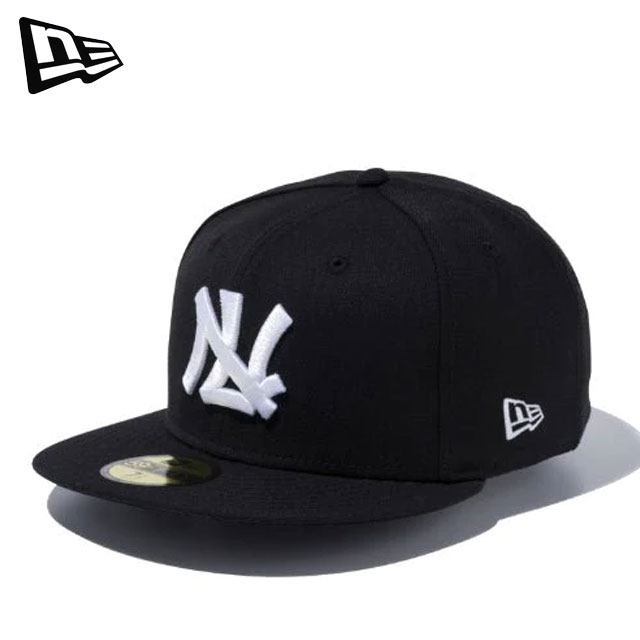 ニューエラ カジュアル キャップ 59FIFTY NPBクラシック 西鉄ライオンズ NEW ERA 13562211 ブラック × ホワイト 帽子 サイズ調整のない仕様 型崩れしにくいクラシックなシルエット