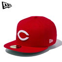 ニューエラ カジュアル キャップ 59FIFTY NPBクラシック 広島東洋カープ Cロゴ NEW ERA 13562214 スカーレット × ホワイト 帽子 サイズ調整のない仕様 型崩れしにくいクラシックなシルエットの商品画像