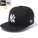 ニューエラ NEW ERA キャップ キッズサイズモデル Youth 9FIFTY ニューヨーク・ヤンキース ブラック × ホワイト 帽子 CAP スナップバック 定番アイテム ユース ジュニア キッズ ユニセックス 小物 グッズ ウエアアクセサリー 13565784