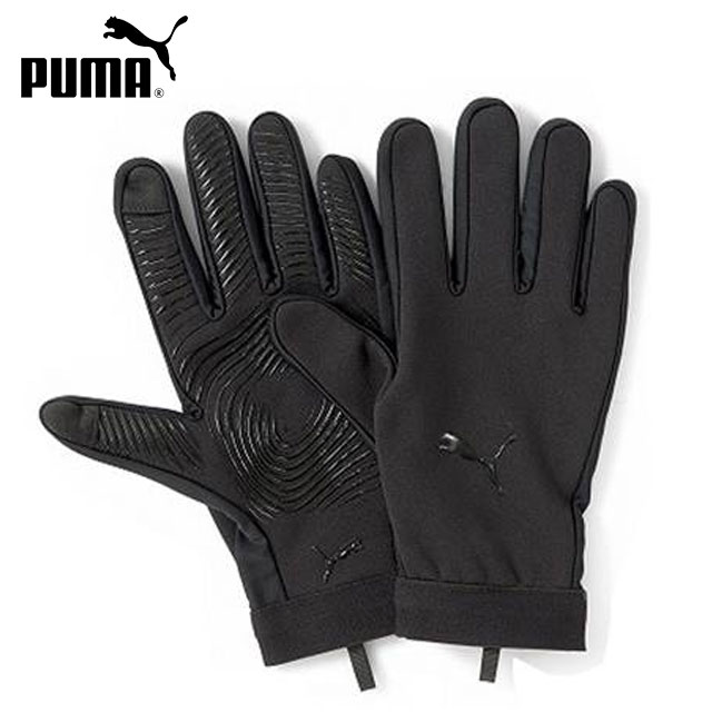 アクセサリー ネコポス プーマ スポーツアクセサリー フィールドプレーヤー グローブ PUMA 041775 手袋 ポリエステル素材 富んだフィット感 手の平全体的に滑り止め加工 サッカー フットサル