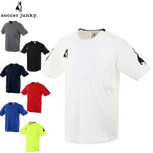 ネコポス サッカージャンキー Soccer Junky Tシャツ ぼちぼち+9 ゲームシャツ ショートスリーブ 半袖 トップス ウエア アパレル 服 袖にワンポイント メンズ レディース ユニセックス ファッション スポーツ フットサル CP22A70