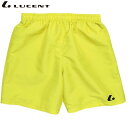 ネコポス LUCENT ルーセント テニス バドミントン メンズ レディース Uni ハーフパンツ XLS5303 パステルイエロー ショートパンツ ユニフォー...