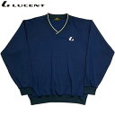 LUCENT ルーセント テニス バドミントン メンズ レディース ジュニア Uni ウィンドプラストレーナー XLT1416 ネイビー 長袖 スウェット ユニ...