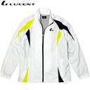 LUCENT ルーセント テニス バドミントン メンズ レディース Uni ウォーマーシャツ XLW4940 ホワイト 長袖 ジップジャケット 防寒 蓄熱保温 ...