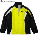 LUCENT ルーセント テニス バドミントン メンズ レディース Uni ウォーマーシャツ XLW4943 イエローグリーン 長袖 ジップジャケット 防寒 蓄...
