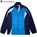 LUCENT ルーセント テニス バドミントン メンズ レディース Uni ウォーマーシャツ XLW4947 ブルー 長袖 ジップジャケット 防寒 蓄熱保温 男...
