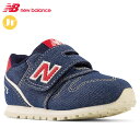 ニューバランス スニーカー ベビーシューズ NB IZ373XM2 W ネイビー new balance 74902872 子供靴 オールデニム 面ファスナー 優れたクッション性と耐久性 快適な履き心地 カジュアルシューズ