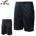 ネコポス フィンタ スポーツウエア プラクティスパンツ FINTA FT3008 ハーフパンツ 腰の部分と再度にメッシュ生地 ベーシックタイプ 吸水速乾 スリッ...