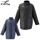 フィンタ スポーツウエア 中綿ハーフコート FINTA FT5134 長袖 アウター グラウンドコート 撥水加工 優れた保温性 メンズ レディース サッカー ト...