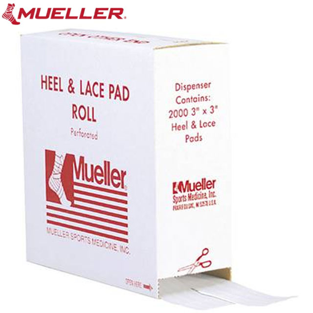 ミューラー Mueller ヒール＆レースパッド ディスペンサー 080202 緩衝材 スポーツケア用品