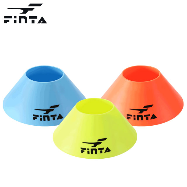 フィンタ トレーニング用品 マーカーコーン 3カラー FINTA FT6840 サッカー フットサル 練習 部活 クラブ グラウンド用品