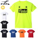 ネコポス フィンタ スポーツウエア ジュニア JR プラクティスTシャツ FINTA FT8755 半袖シャツ 吸水速乾 シンプルなロゴプリント ドライ素材 サ...