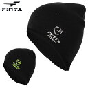 ネコポス フィンタ スポーツアクセサリー 帽子 ブラックニットビーニー FINTA FT8828 シンプルなワンポイントロゴ 刺? 日本製 サッカー フットサル...