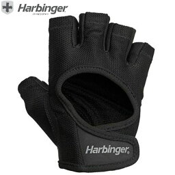 ハービンジャー Harbinger レディース パワーグローブ トレーニング手袋 21500 ブラック Mサイズ 日本正規品 フィット感 通気性 筋トレ トレーニンググローブ 運動 フィットネス ウェイトトレーニング ジム 女性用