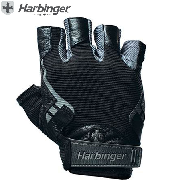 ネコポス ハービンジャー Harbinger トレーニンググローブ プログローブ 男性用 ブラック/ブラック S ..