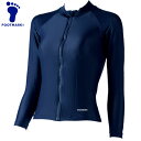 ネコポス フットマーク FOOTMARK 水泳 すまいるスイム 女子用長袖セパレーツ 上 101589J1 140cm 150cm 撥水 赤外線盗撮防止加工 ス...