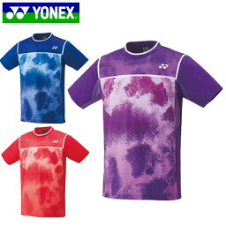 ネコポス ヨネックス YONEX シャツ ユニゲームシャツ フィットスタイル 半袖 ショートスリーブ トップス ウエア アパレル 服 UVカット 吸汗速乾 制電 パワースリーブ メンズ レディース ユニセックス テニス 10528