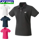 ネコポス ヨネックス YONEX シャツ ウィメンズゲームシャツ 半袖 ショートスリーブ トップス ウエア アパレル 服 再生ポリエステル UVカット 吸汗速乾 ストレッチ 制電 レディース テニス 20800