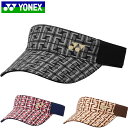 サンバイザー ヨネックス YONEX サンバイザー ウィメンズサンバイザー 帽子 UVカット 背面マジックテープ方式 レディース 小物 グッズ ウエアアクセサリー テニス 40087
