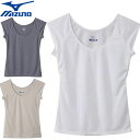 ネコポス ミズノ MIZUNO シャツ 接触冷感 アイスタッチクイックドライアンダーフレンチスリーブシャツ レディース 袖無し ノースリーブ トップス ウエア アパレル 服 アンダーウエア アウトドア ライフスタイル C2JAA303(4)